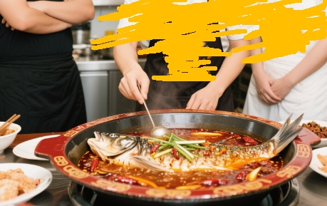 现场学习火锅鱼技术