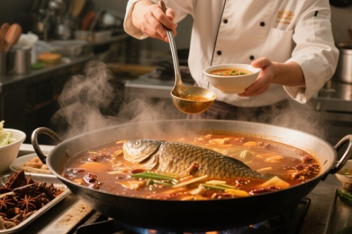 火锅鱼制作过程