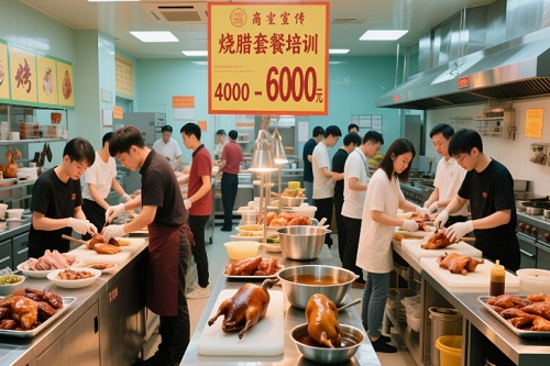 脆皮烧肉与其他烧腊品类组合学习场景