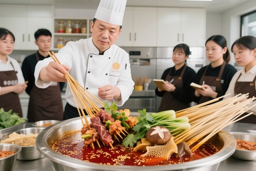 串串香培训现场