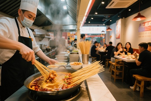 中等规模串串香店
