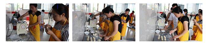 深圳煌旗小笼包培训学员实操风采