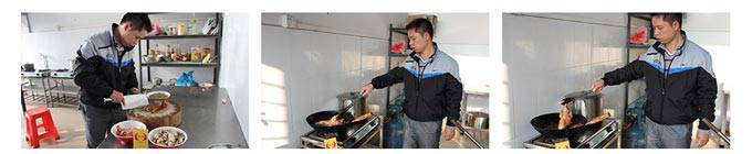 深圳煌旗四川烧腊培训学员实操风采