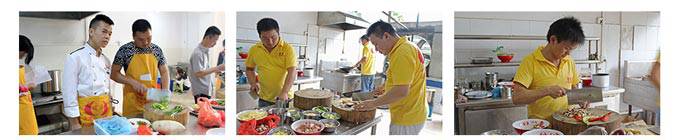 深圳煌旗川菜厨师培训教学风采