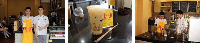 深圳煌旗珍珠奶茶培训学员作品
