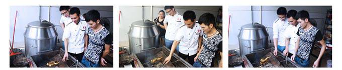 深圳煌旗摇滚鸡培训学员实操风采