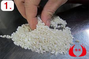 煌旗广东肠粉学习选米/泡米