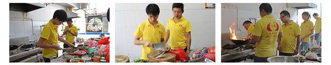 深圳煌旗川菜厨师培训教学风采2