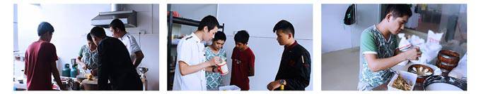 深圳煌旗沙县小吃培训老师教学风采2