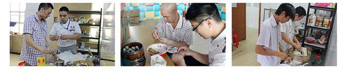 深圳煌旗沙县小吃培训学员实操练习风采