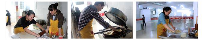 深圳煌旗土家酱香饼培训学员实操风采2