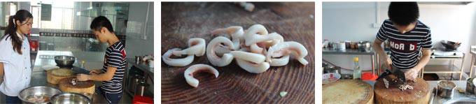 深圳煌旗章鱼小丸子培训老师教学过程