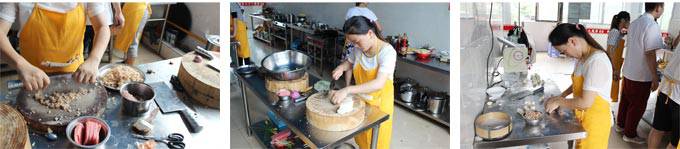深圳煌旗灌汤包培训学员实操过程