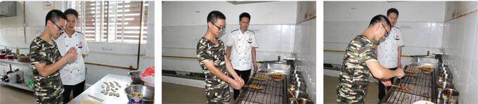 深圳煌旗烤面筋培训学员实操风采