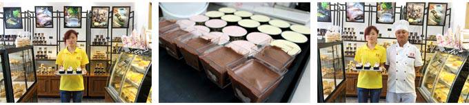 深圳煌旗精美蛋糕培训学员和老师合影