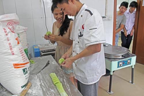 特色包子培训学员上课风采