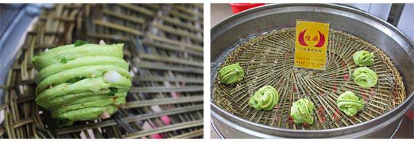 特色包子培训学员作品蔬菜花卷