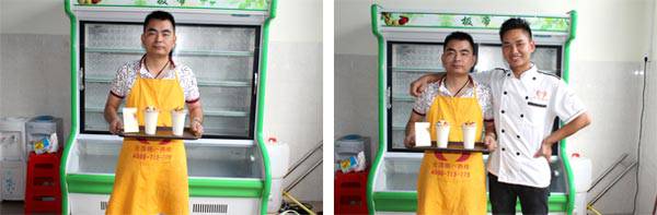 煌旗双皮奶培训学员合影