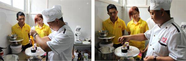 煌旗精美蛋糕培训教学案例