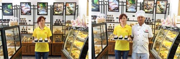 煌旗蛋糕培训学员合影