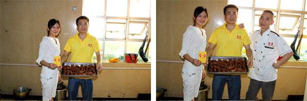 塘厦煌旗绝味鸭脖培训学员合影