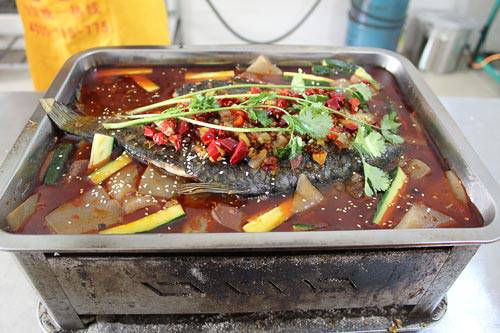 深圳沙井重庆烤鱼培训学员作品