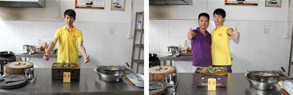 深圳石岩煌旗重庆烤鱼培训学员合影