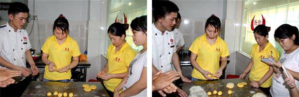 南瓜饼培训学员学习风采2