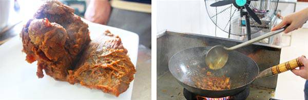 襄阳牛肉面培训学员的卤牛肉作品
