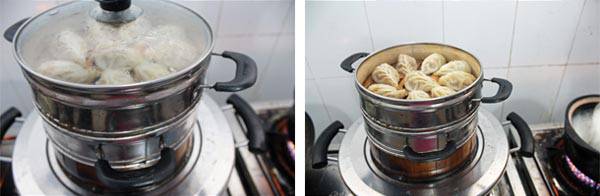 虎门煌旗沙县小吃培训学员蒸饺作品