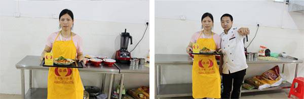 煌旗四川凉菜培训学员合影