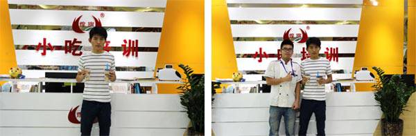 拿铁咖啡培训学员合影