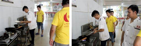 炒饭培训老师教学过程