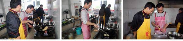 炒粉炒饭炒田螺培训教学风采