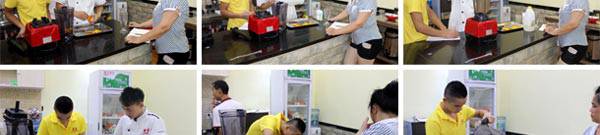 鲜榨果汁培训教学风采2