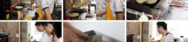 手抓饼培训学员教学风采2
