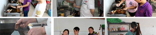 韩国铁板烧培训教学风采3