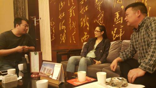煌旗小吃培训雷总督导与黔西南州人民政府副秘书长会面