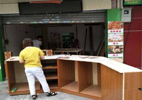 最后防线深圳石岩店装修过程