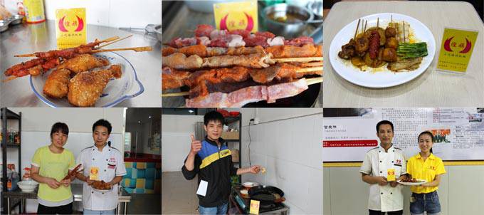 深圳煌旗油炸小吃培训学员作品