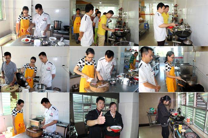 深圳煌旗原味汤粉培训学员实操风采