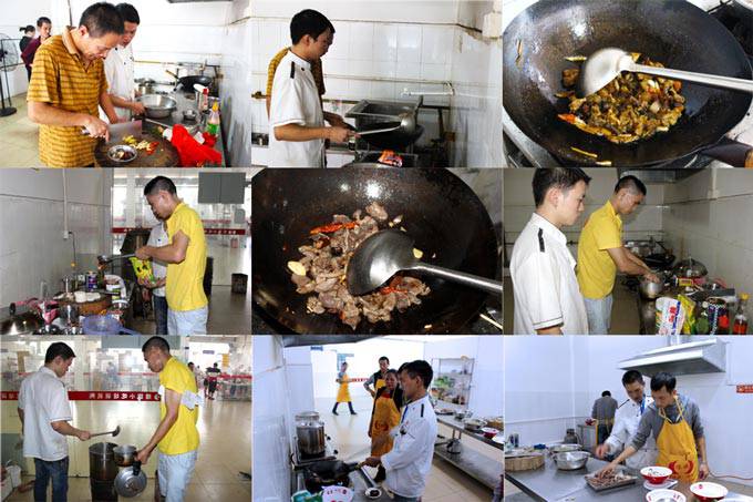 深圳煌旗萝卜牛杂培训学员实操风采