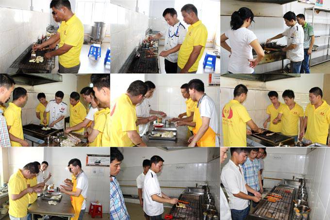 深圳煌旗烧烤培训食材展示