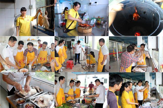 深圳煌旗广式烧腊培训过程