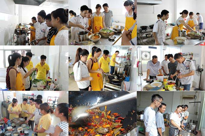 深圳煌旗四川麻辣烫培训过程