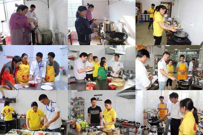 深圳煌旗重庆酸辣粉培训学员实操风采